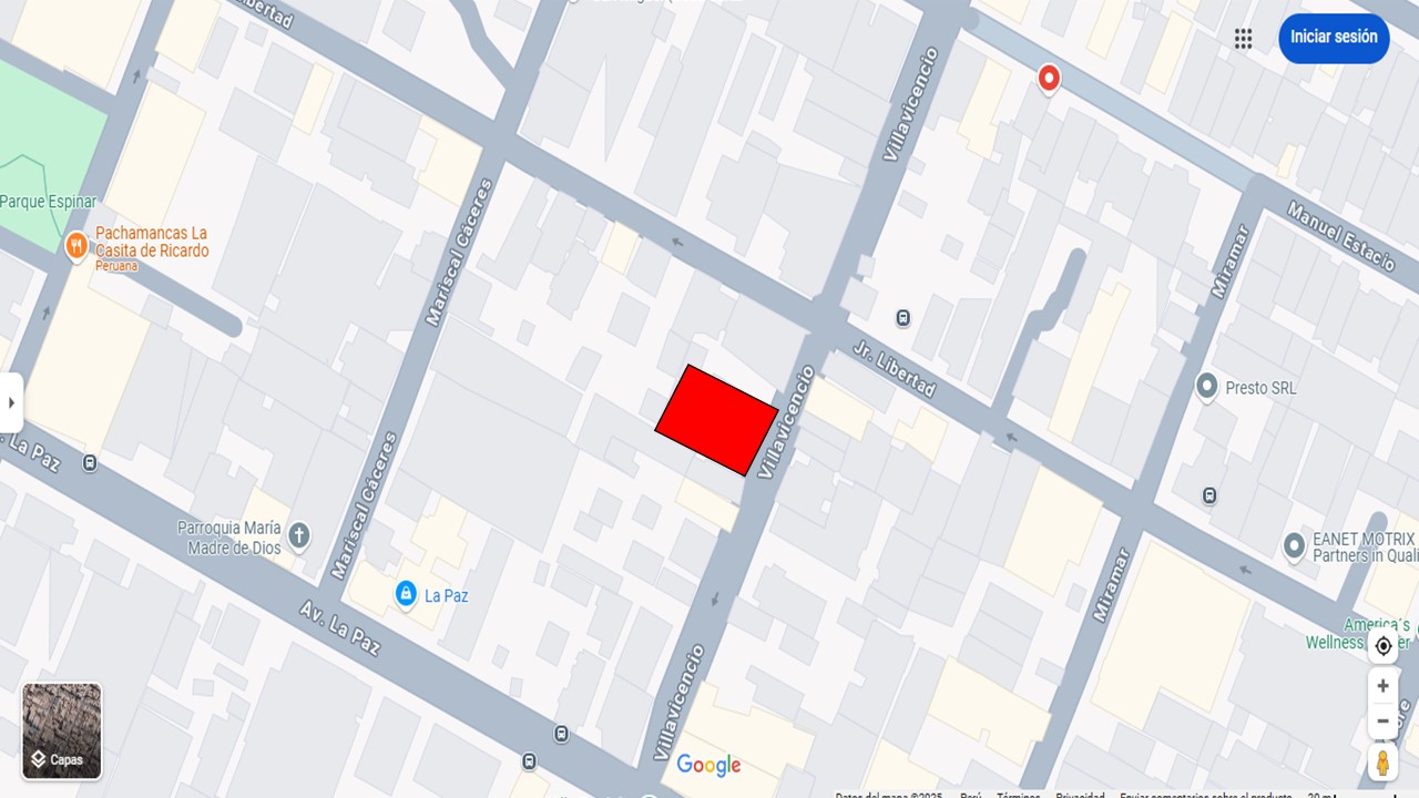 Venta de terreno en San miguel, Lima